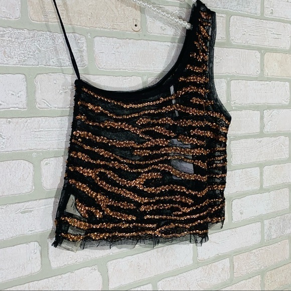 Free People NWT Head Turner One Shoulder Top XS - Picture 10 of 10